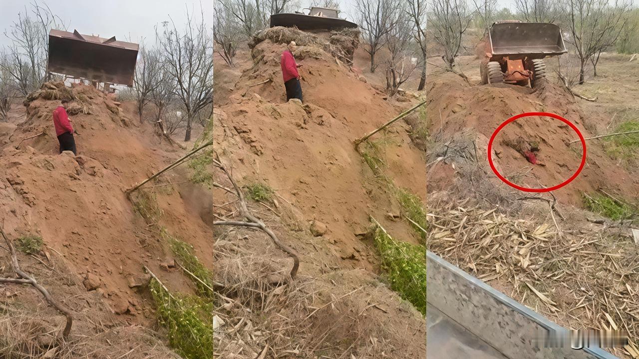 昔日村支书开铲车活埋村民！因多年土地纠纷积怨，已被刑拘！4月16日，山西忻州