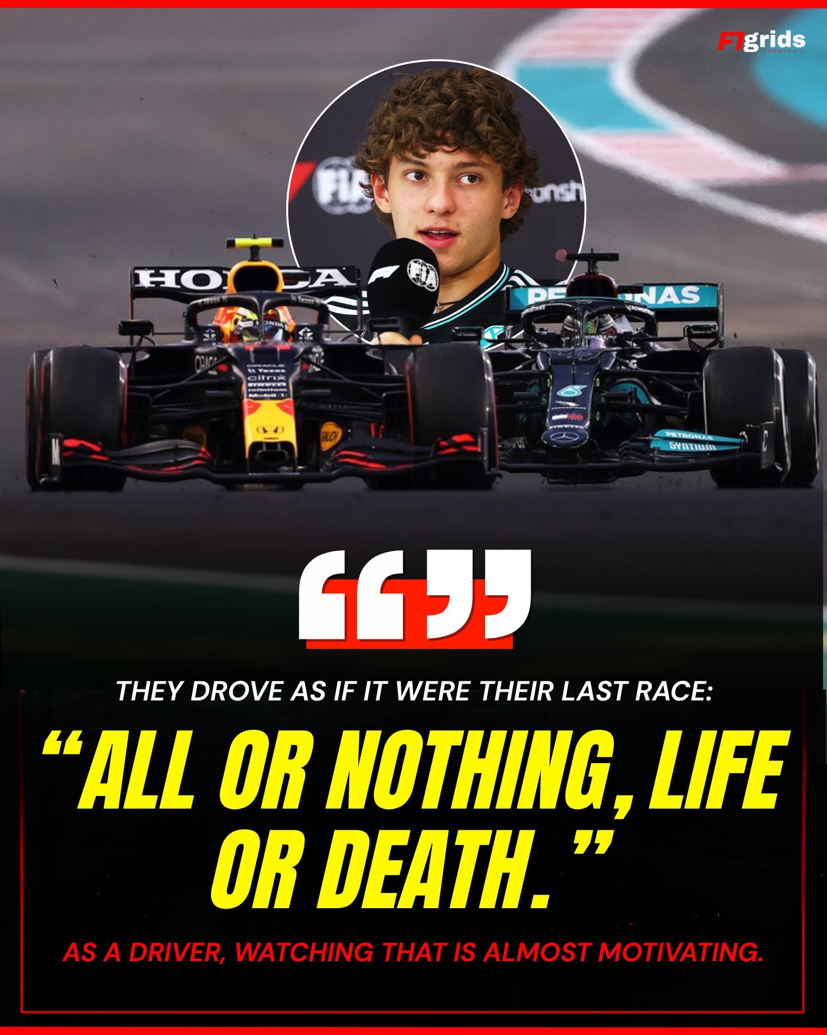 F1基米·安东内利表示：维斯塔潘和汉密尔顿都配得上2021年的世界冠军争夺战，