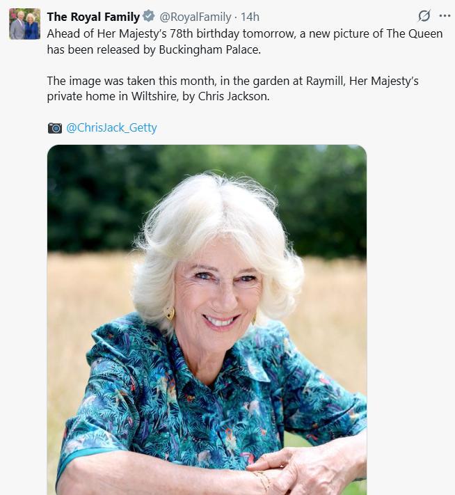 生日美照连发！78岁卡米拉优雅气质获赞！7月17日，英国王后卡米拉迎来78岁生