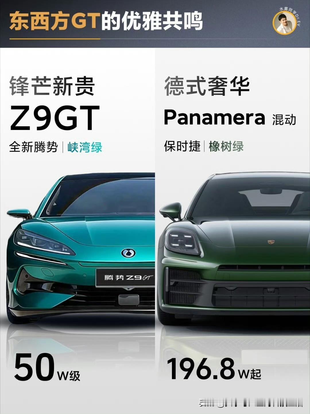 东西方GT的优雅共鸣！全新腾势Z9GT曝光如果说保时捷帕拉梅拉代表的是传统燃