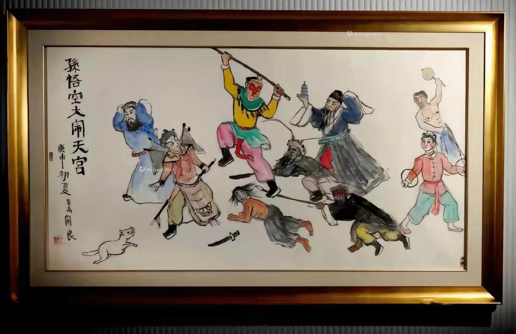 一幅像小孩子过家家的画，当年花了1300多万，现在想套现，发现300万都没人要了