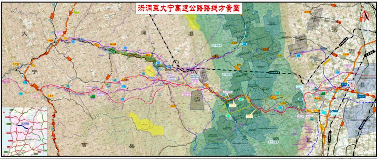 【洪洞至大宁高速公路新建工程】正在开展前期招投标工作，计划施工工期42个月。主线
