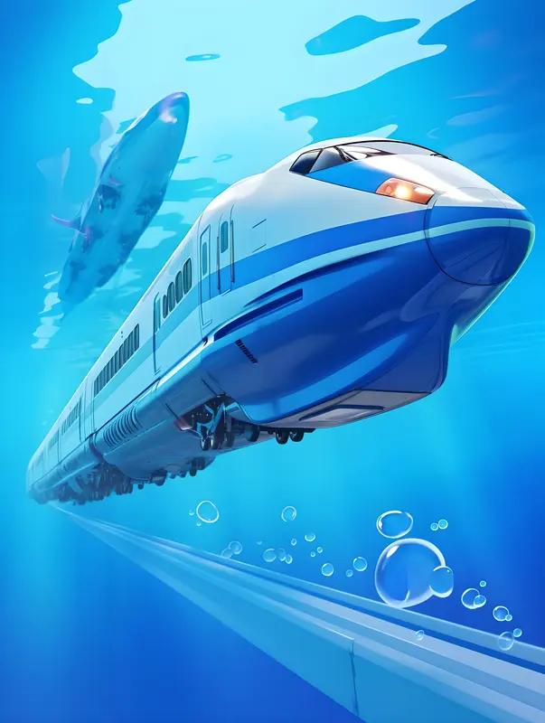 中国要在长江水下开高铁，这可太牛了！想想看，高铁在长江水下风驰电掣，那场面得多震