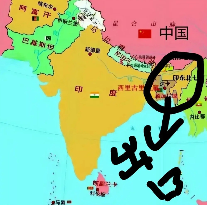 印度洋出海口是中国百年大计，战略意义大于一切，破解太平洋第一岛链和马六甲海峡钳制