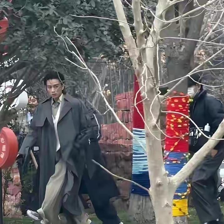 近日，陈晓在合肥巢湖红石咀公园拍摄时被路人偶遇，其瘦到脱相的生图引发关注。画面中