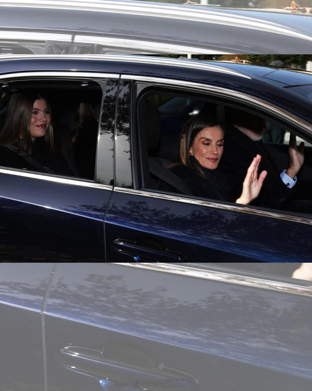 11月21日，西班牙王室成员、家庭成员及希腊家亲戚出席在埃尔帕多皇宫举行的纪念西