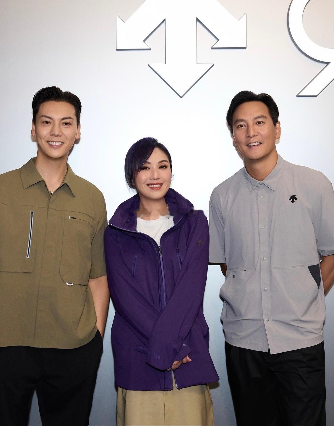 哇喔！吴彦祖、杨千嬅、陈伟霆同框合照📸​​​