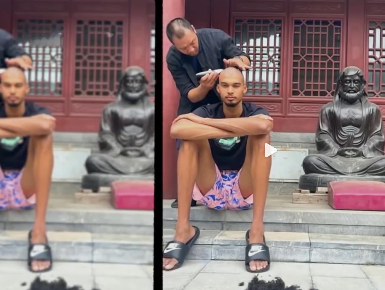 文班亚马真的应该感谢中国，感谢少林。谁都能看出来，现在的文班在场上的身体对抗