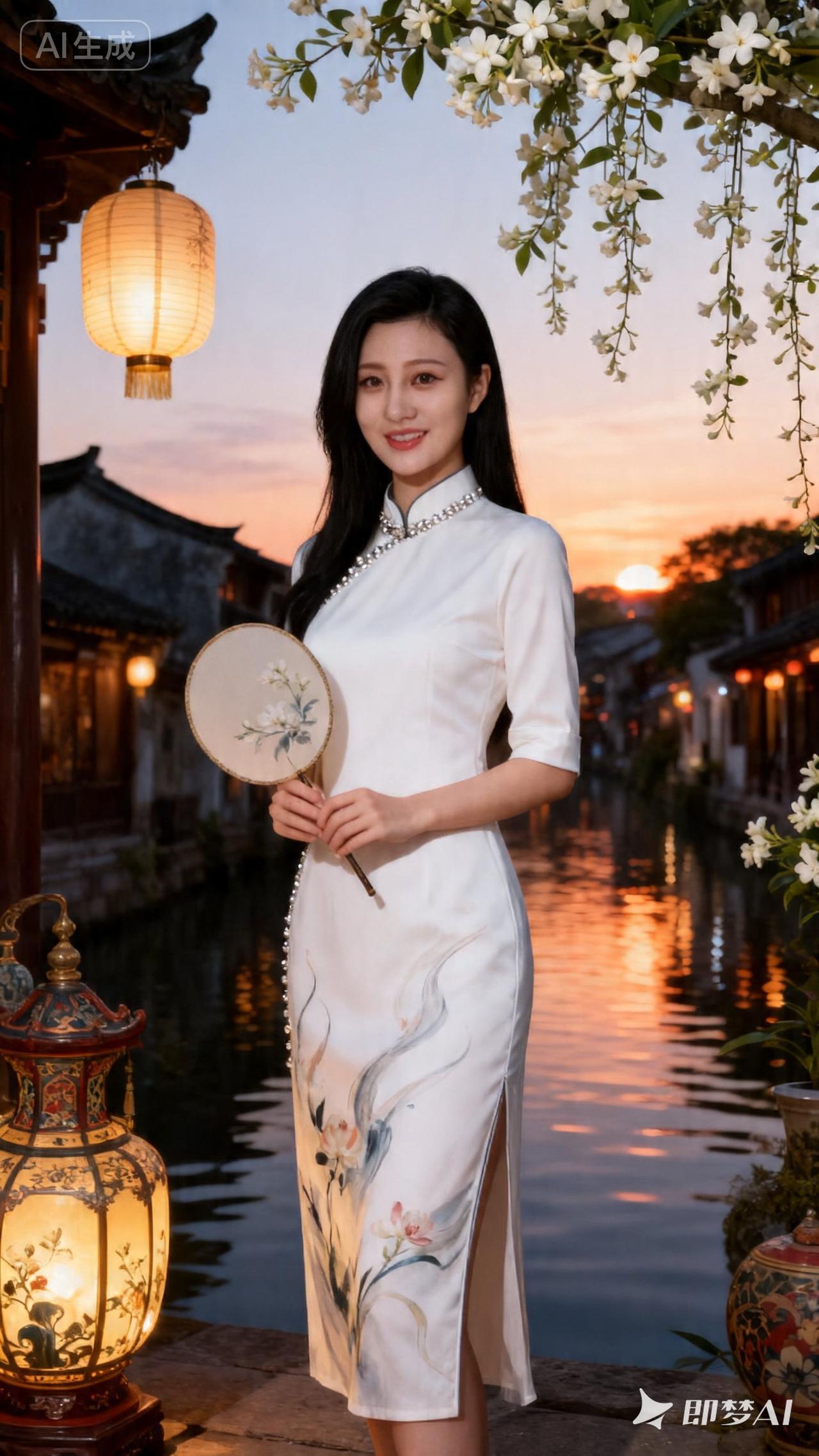 古风美人与江南水乡的浪漫邂逅🌸✨