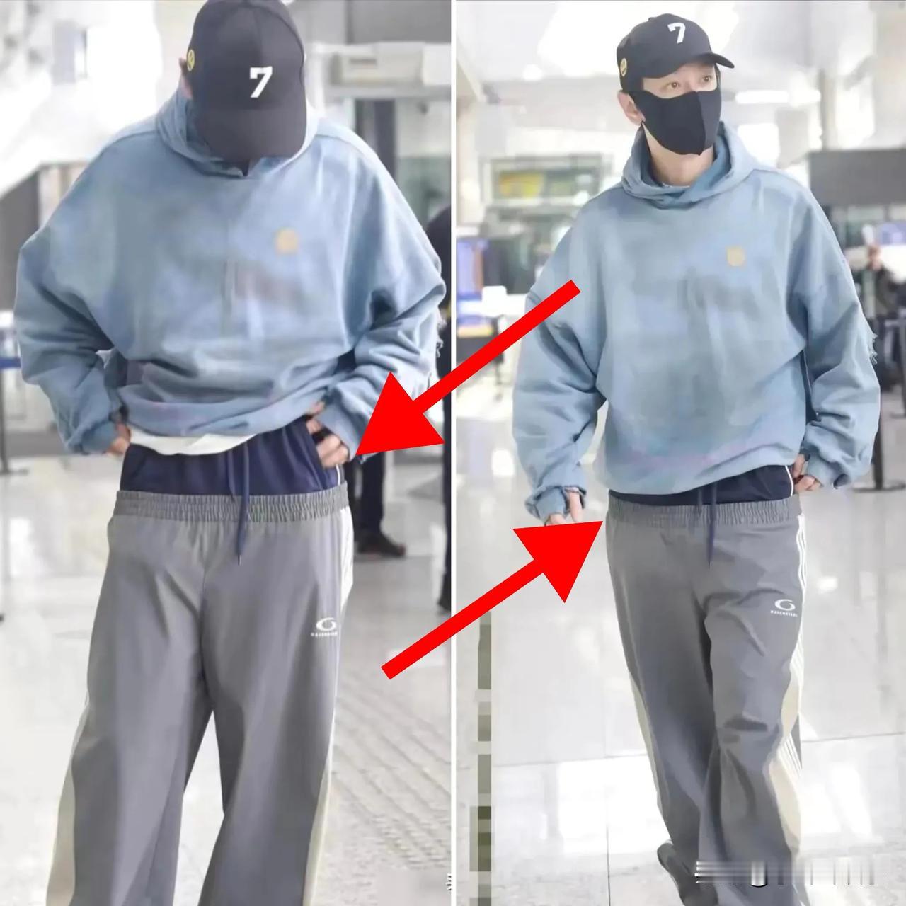 黄晓明这条裤子，看得我两眼一黑又一黑，一查价格2.8万真是欣赏不来啊！