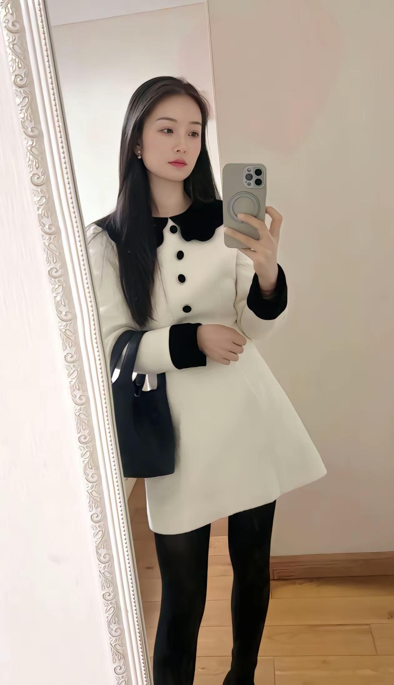 优雅黑白穿搭，简约时尚，气质满满！