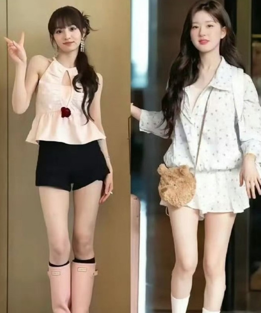 为什么田曦薇看着更瘦，但是赵露思竟然体重更轻呢？​​​