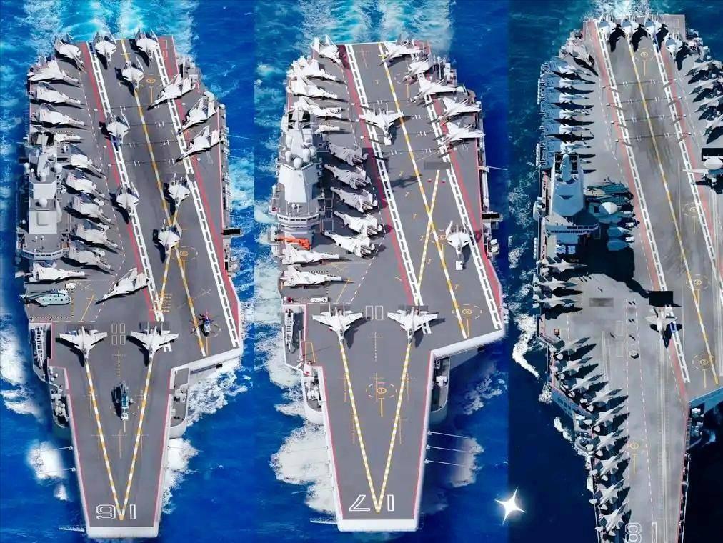 解放军在“岛链”外，边打边训，对最坏情况随时准备着最近咱们的三艘航母动静不小