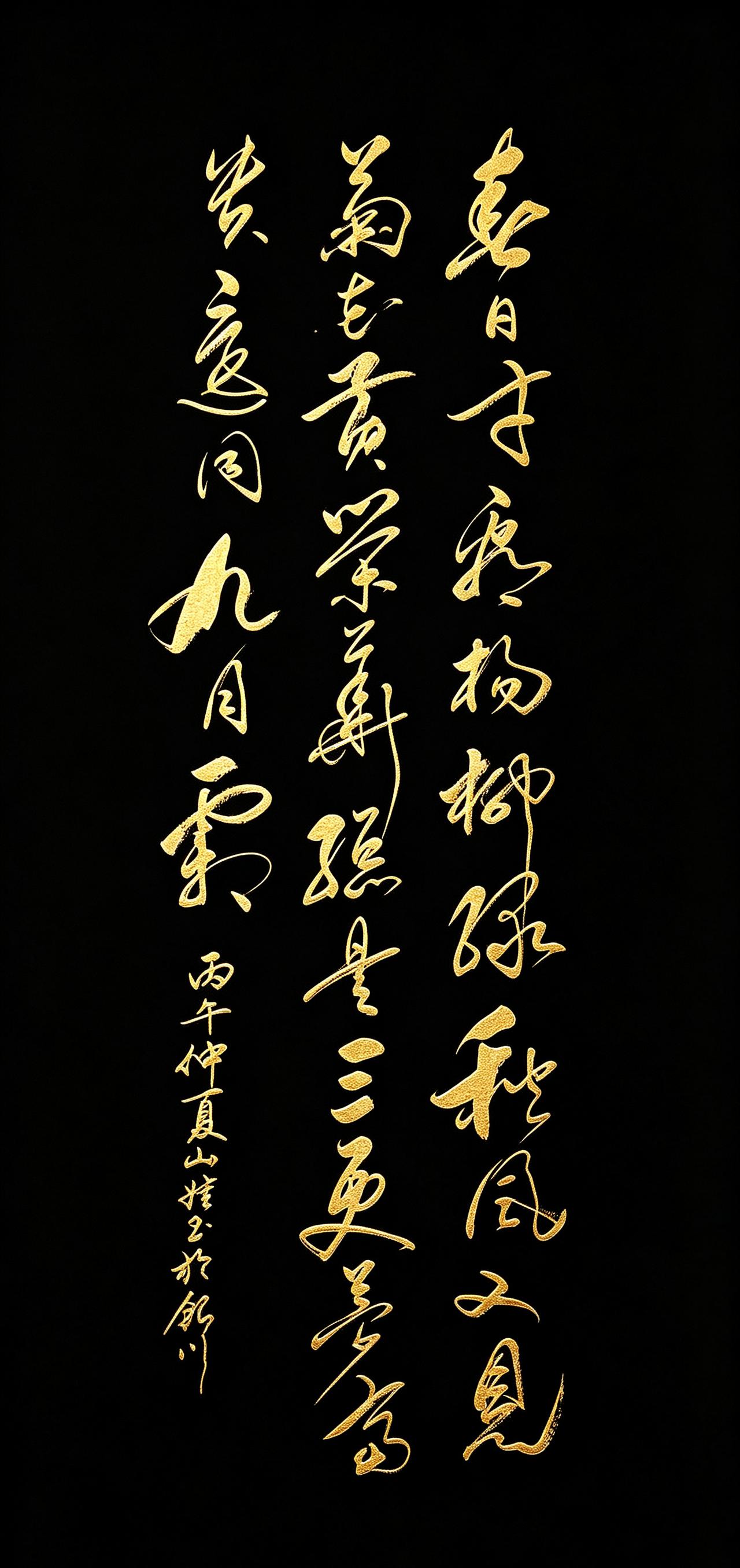 让人一看就动心，是诗好还是字好？这幅写的是憨山德清的醒世名句：“春日才看杨柳绿，