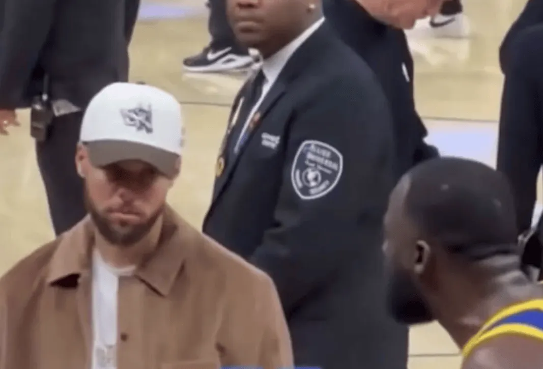 今日，德雷蒙德-格林在节目中谈到了此前网络热传的一段视频——视频中斯蒂芬-库里盯