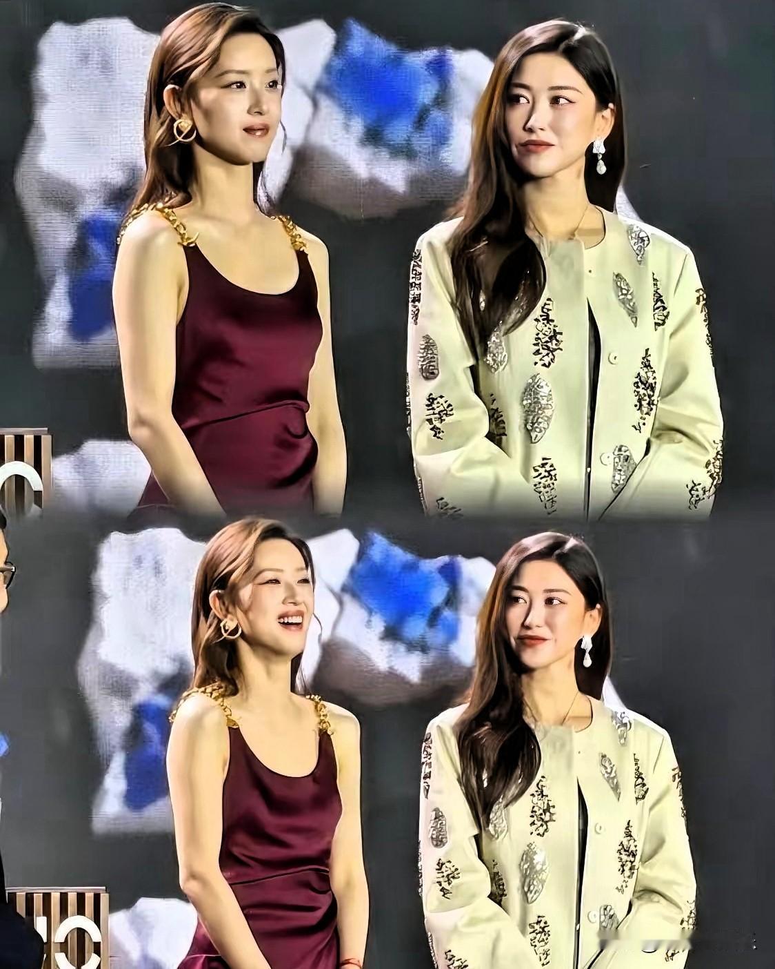 看到章泽天和朱珠同框才懂了什么叫做清纯在性感面前不值一提本以为32岁的章