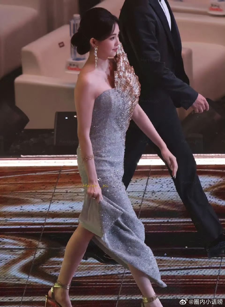 白鹿这装扮一言难尽啊。还是说不是衣服问题，是幸福肥了？