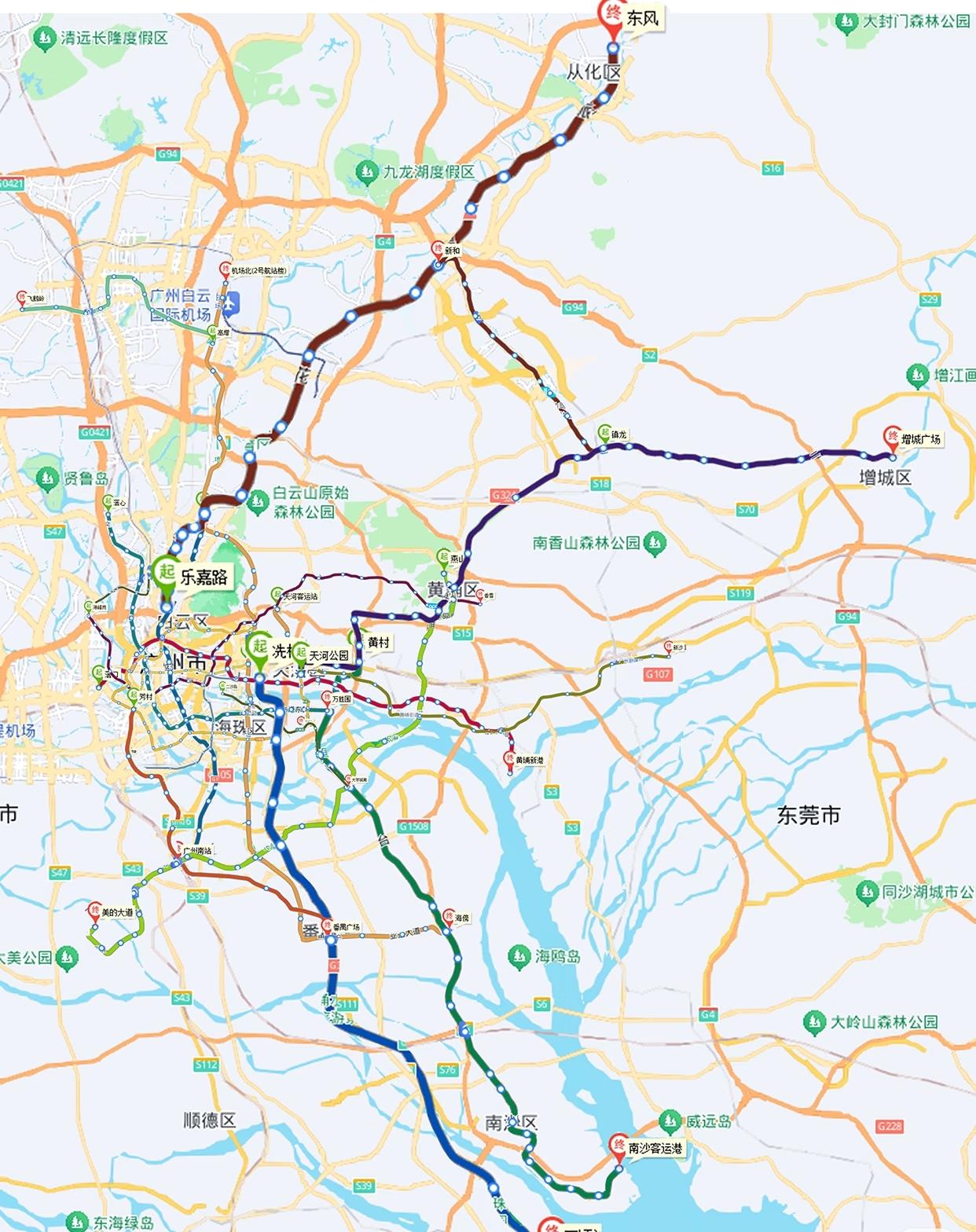 广州地铁的几条巨无霸，徒有虚名[捂脸哭]4号线：只是线路长，实际上又窄又短[吐