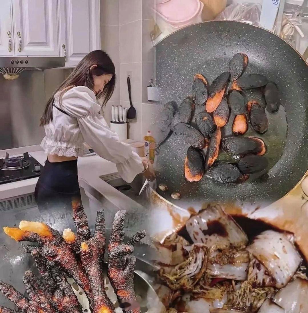 左边是前妻前妻做的，右边是现任老婆做的。