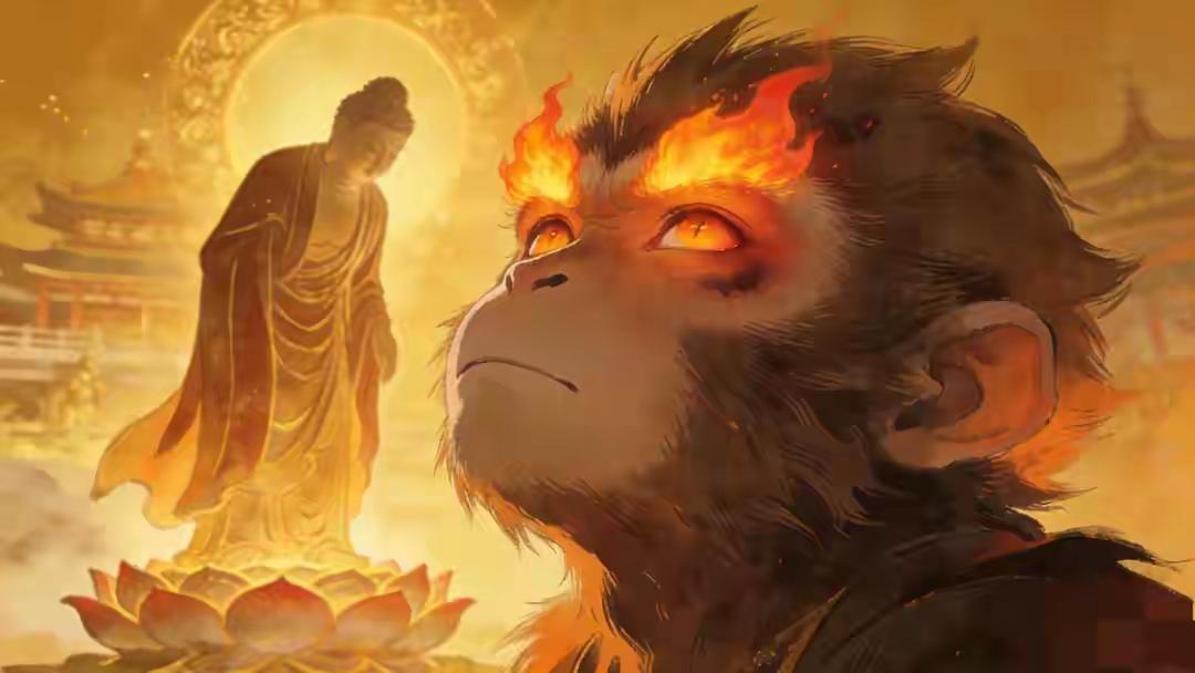 如来揭开悟空八道封印真相：六耳不是替身，是他亲手压在石胎的魂如来端坐七宝莲