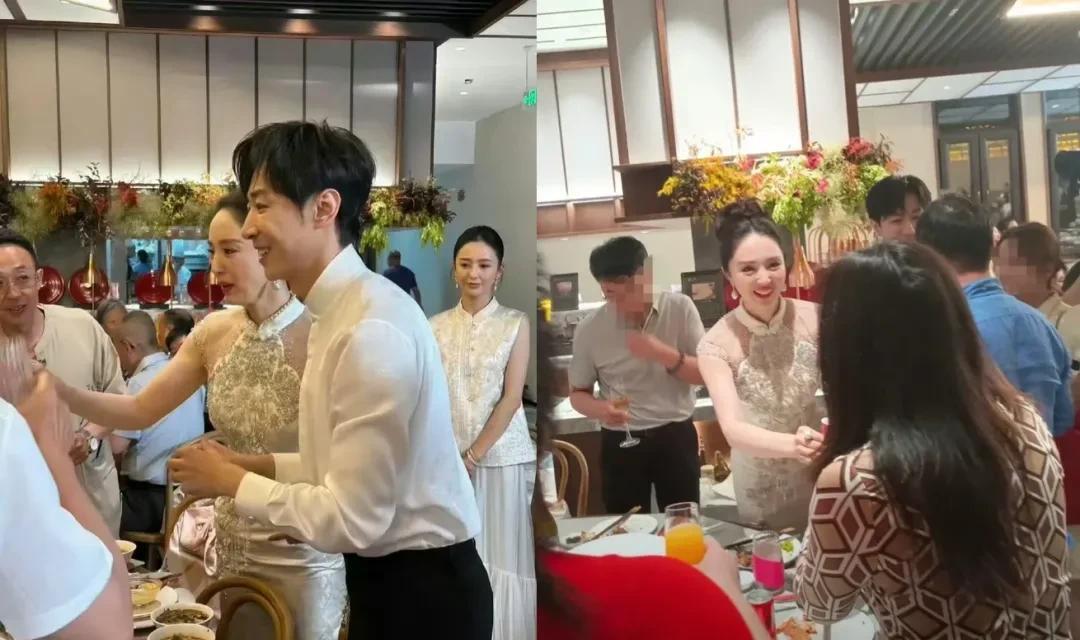 怪不得张维伊被骂，看董璇和高云翔头婚的排面就知道了，当时李小璐、谢楠可都是她的伴