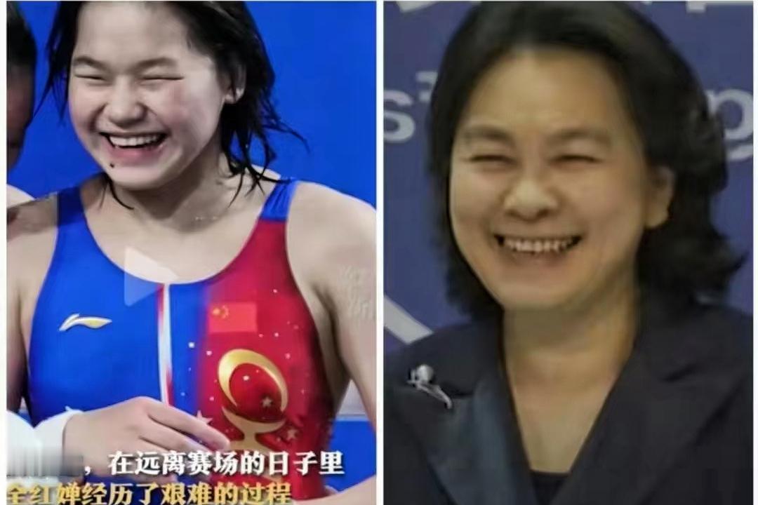 这下惊呼了，不止全红婵没想到，就连华春莹本人也没想到！全红婵时隔183天