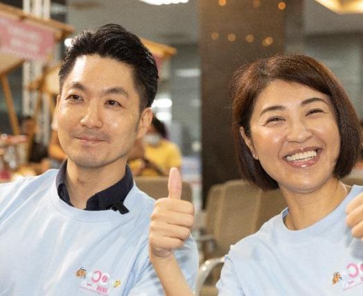 台北市长蒋万安日前到南投合体许淑华，参加南投巧克力咖啡节，资深媒体人陈挥文随后指