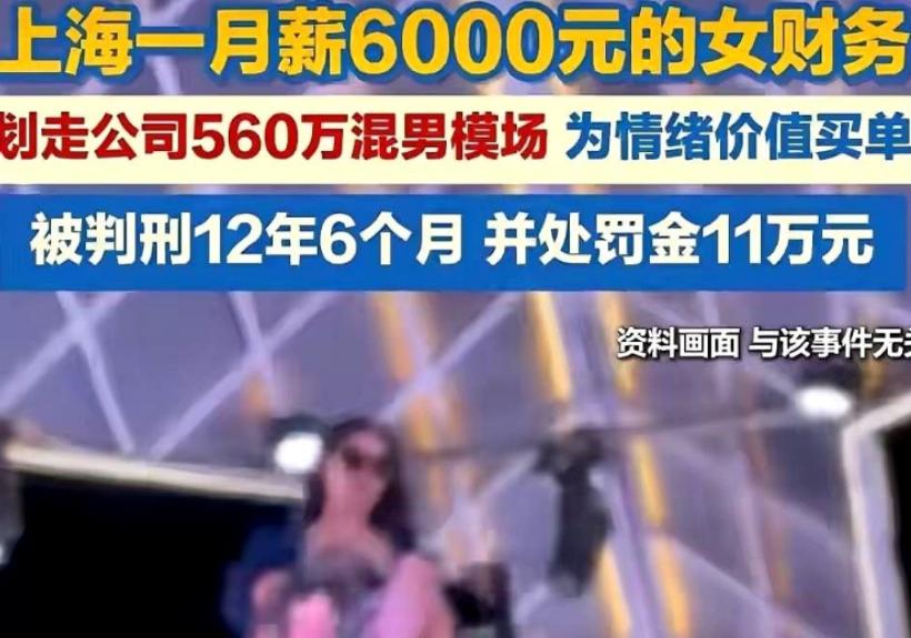 我脑子嗡的一声，这信息量也太炸了！一个月薪6000的财务，在上海这地方，是什么概