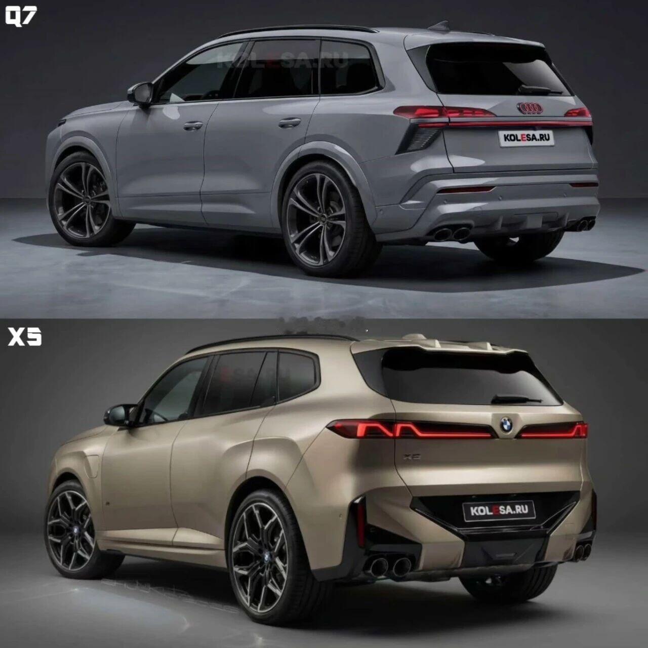全新奥迪Q7vs全新宝马X5，谁更帅？网友说这届BBA的设计真的一言难理