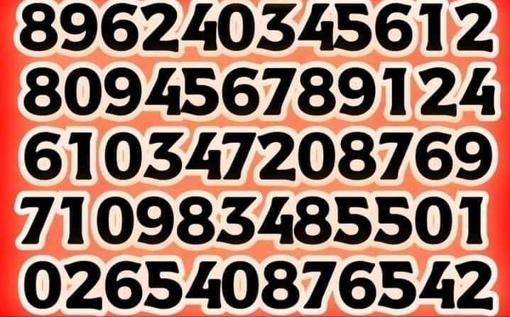 这是一道数字找一找谜题，目标数字是“328”。画面呈现5行数字串，背景为
