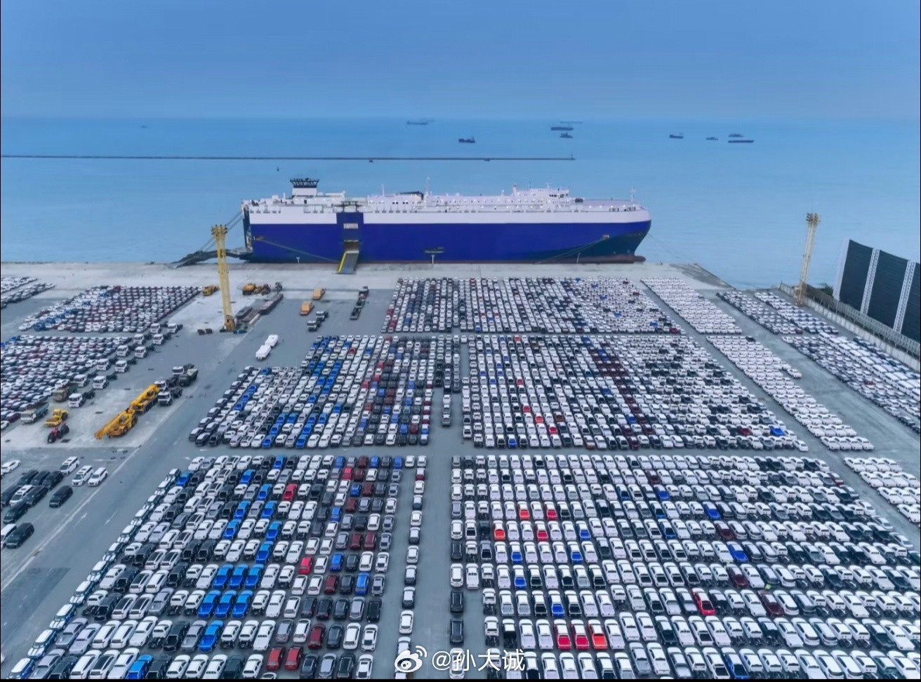 中国汽车对俄出口骤降58%新能源汽车过去几年，中国汽车品牌在俄罗斯市场势