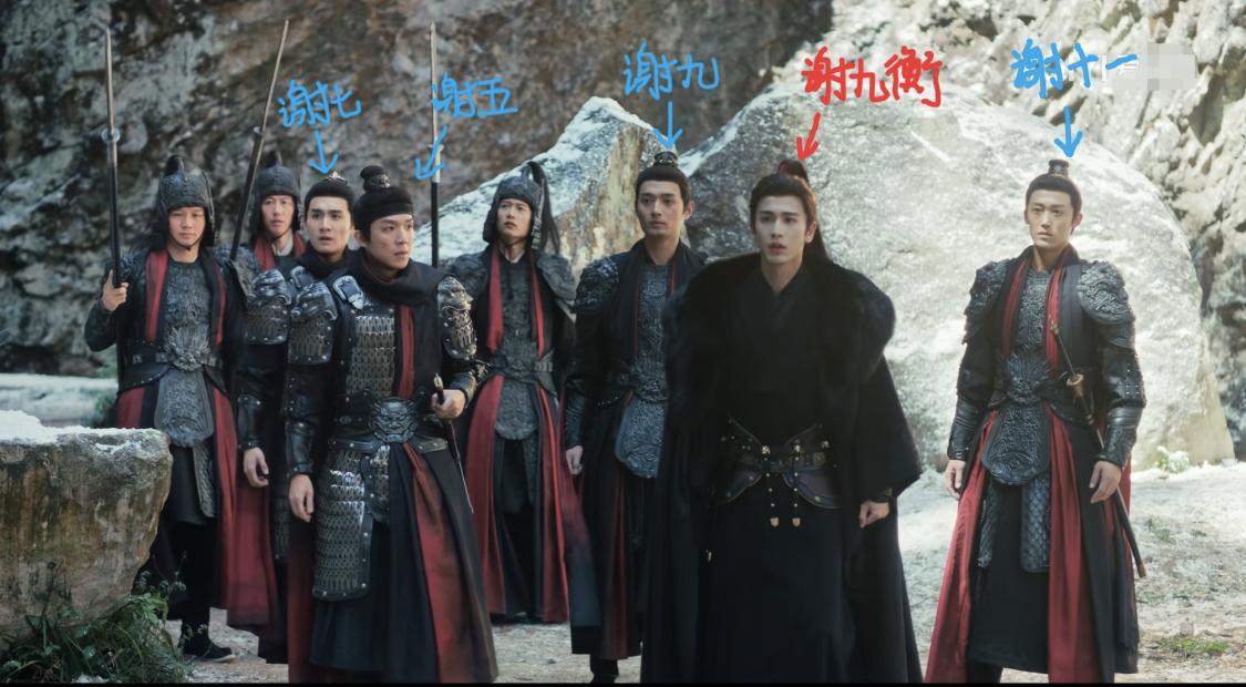 武安侯身边这几个部下，编号越大眼神越清澈。谢九就没有谢十一傻。谢五最有眼力见。