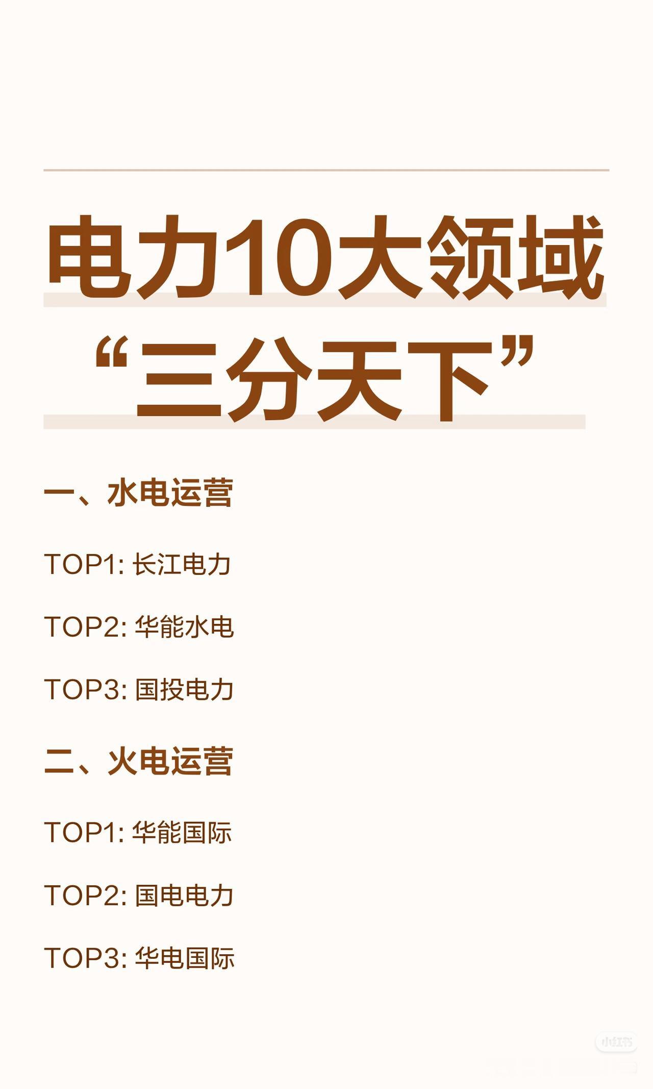 电力10大领域“三分天下”名单曝光！普通人的机会全在这巴菲特说：“投资的本