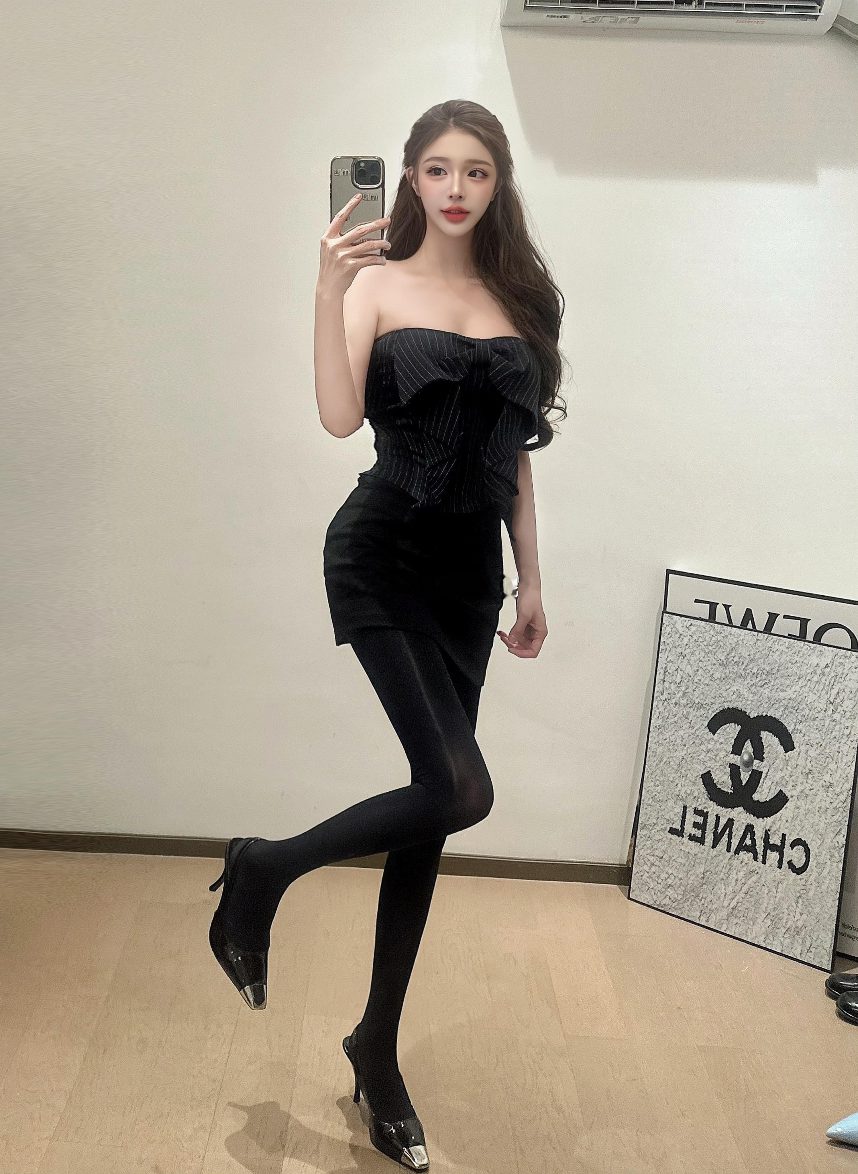 喜欢厚黑的谁懂轻绒面100D钻光版绫吊带袜绫lingtouch​​​