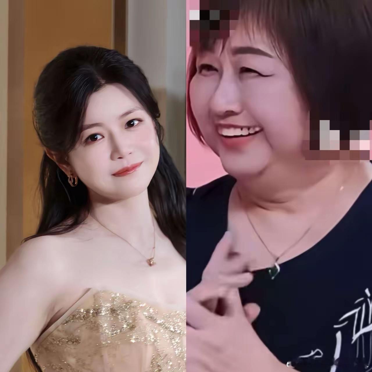 我朋友是健身教练，他看了眼陈妍希妈妈的照片，跟我说了句大实话，陈妍希再怎么减肥也