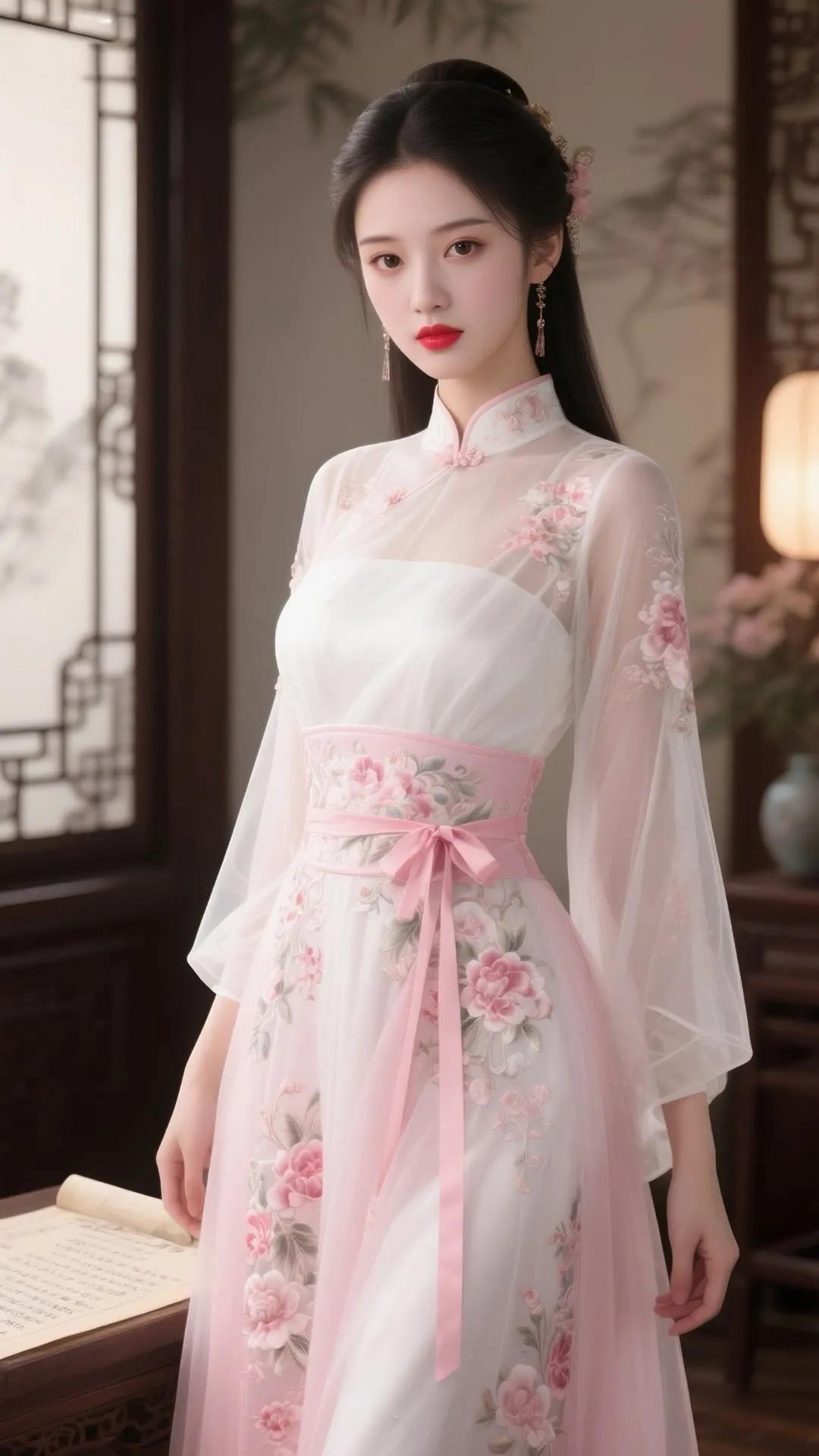 古典雅致，粉黛佳人，古风华裳，韵味十足。