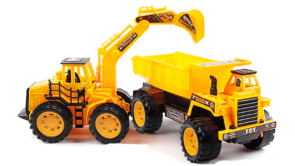 闪玩光头强开挖掘机 益智游戏