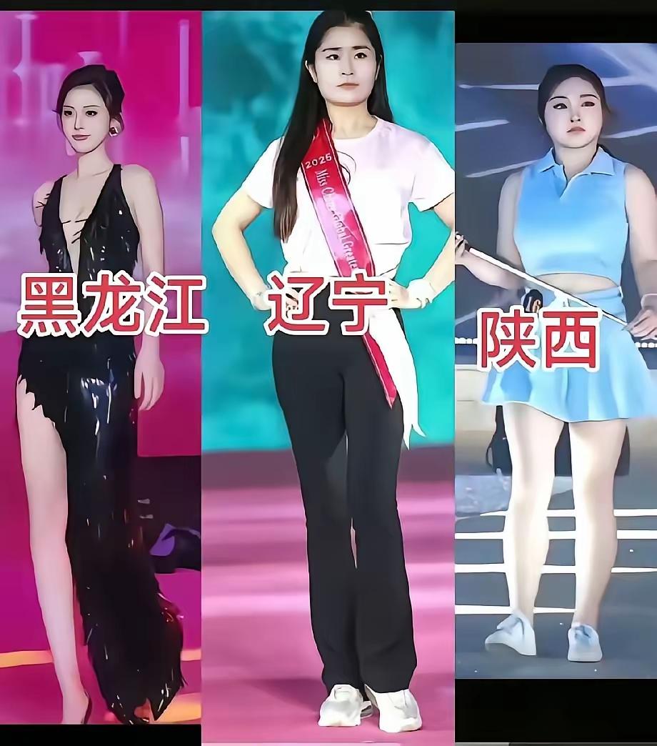 万万没有想到，陕西评委和辽宁评委眼光竟然如此一致，以丰腴身材和饼子脸为美，评选出