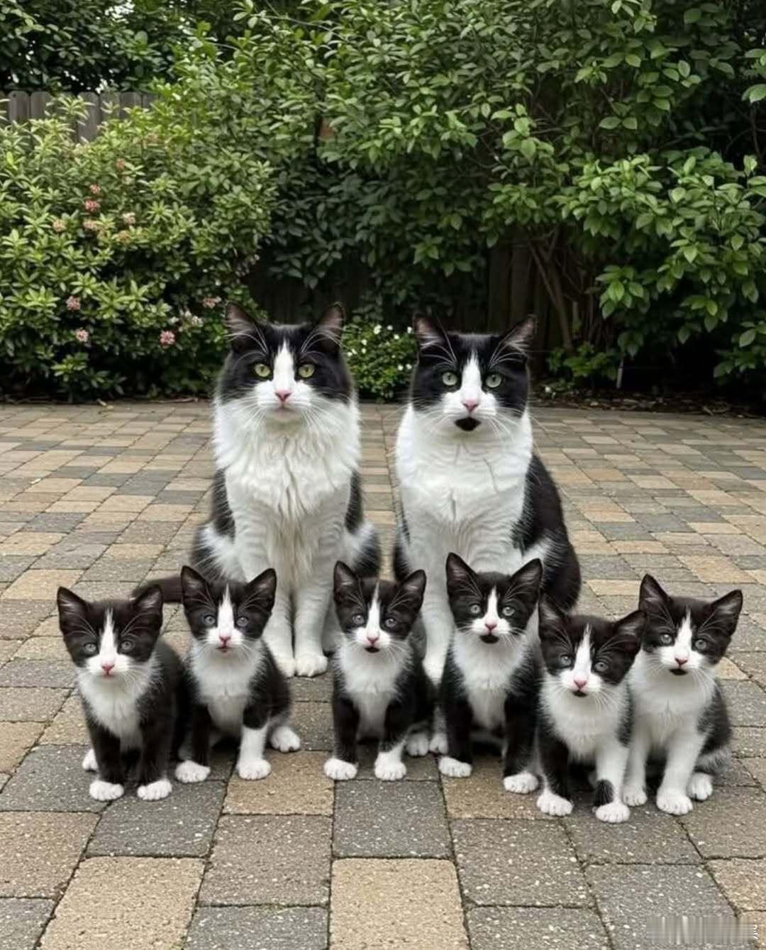 高颜值猫家庭​​​