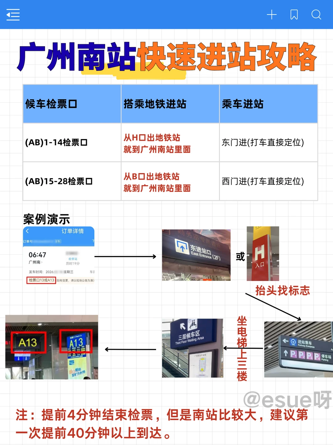 广州南站快速进站攻略