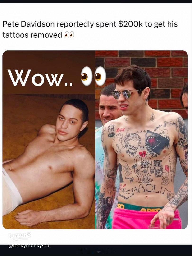 美国知名脱口秀艺人皮特·戴维森（PeteDavidson）已经花了20万美元去