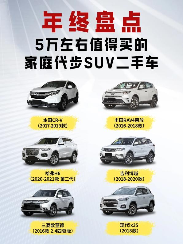 5万左右二手家用SUV｜优缺点&选买指南✨预算有限想入一台耐造好开的二手家用S