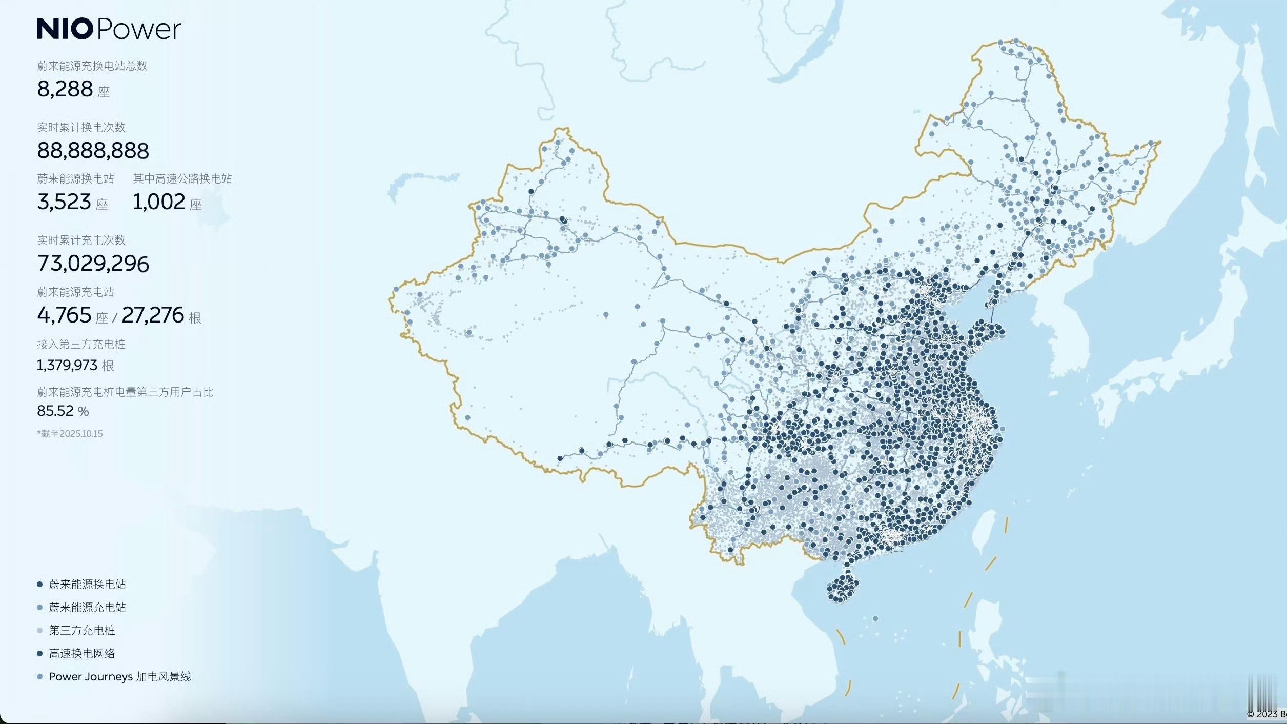 累计换电8千万次了（88,888,888次），借沈博的图，能截到这个数字，太幸运