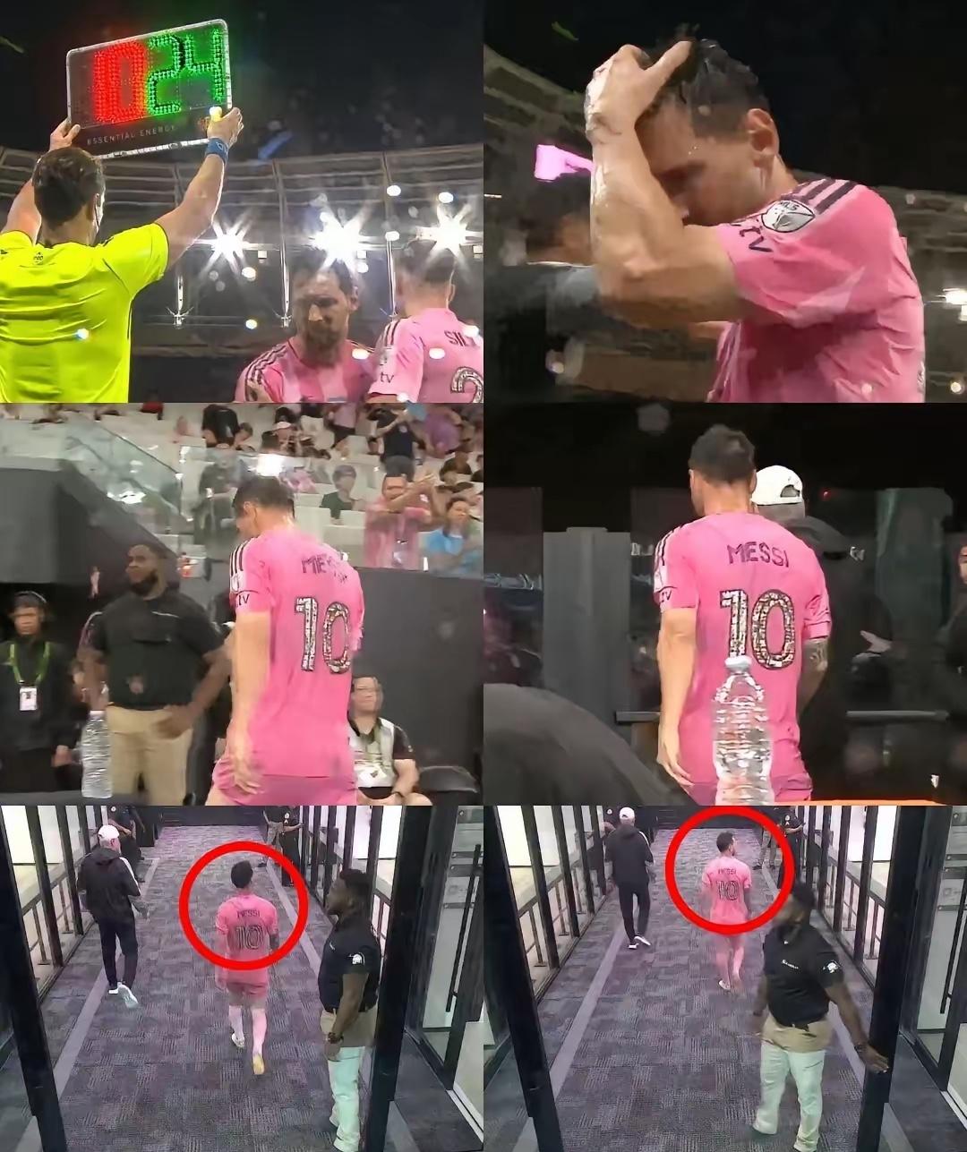梅西受伤，世界杯前两场肯定上不了了！5月24日，迈阿密国际对阵费城联合的比赛