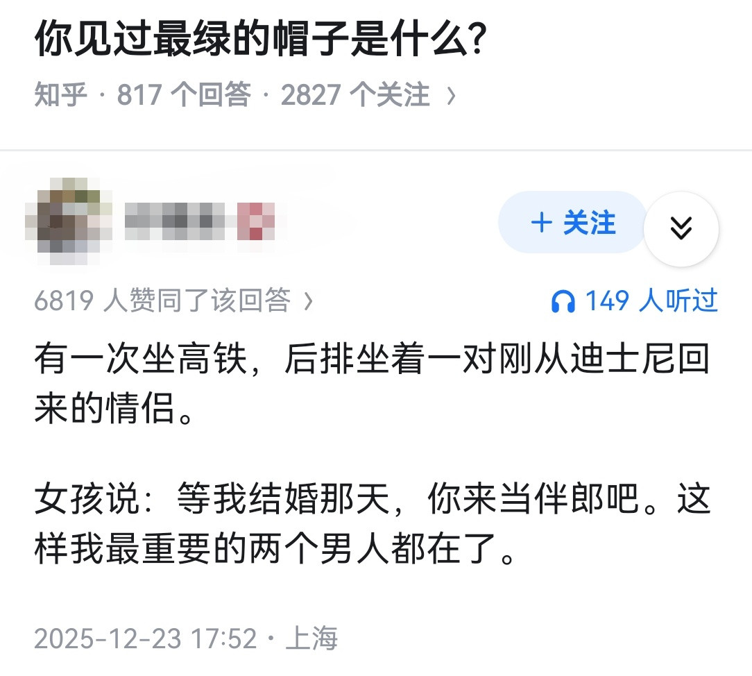 你见过最绿的帽子是什么?