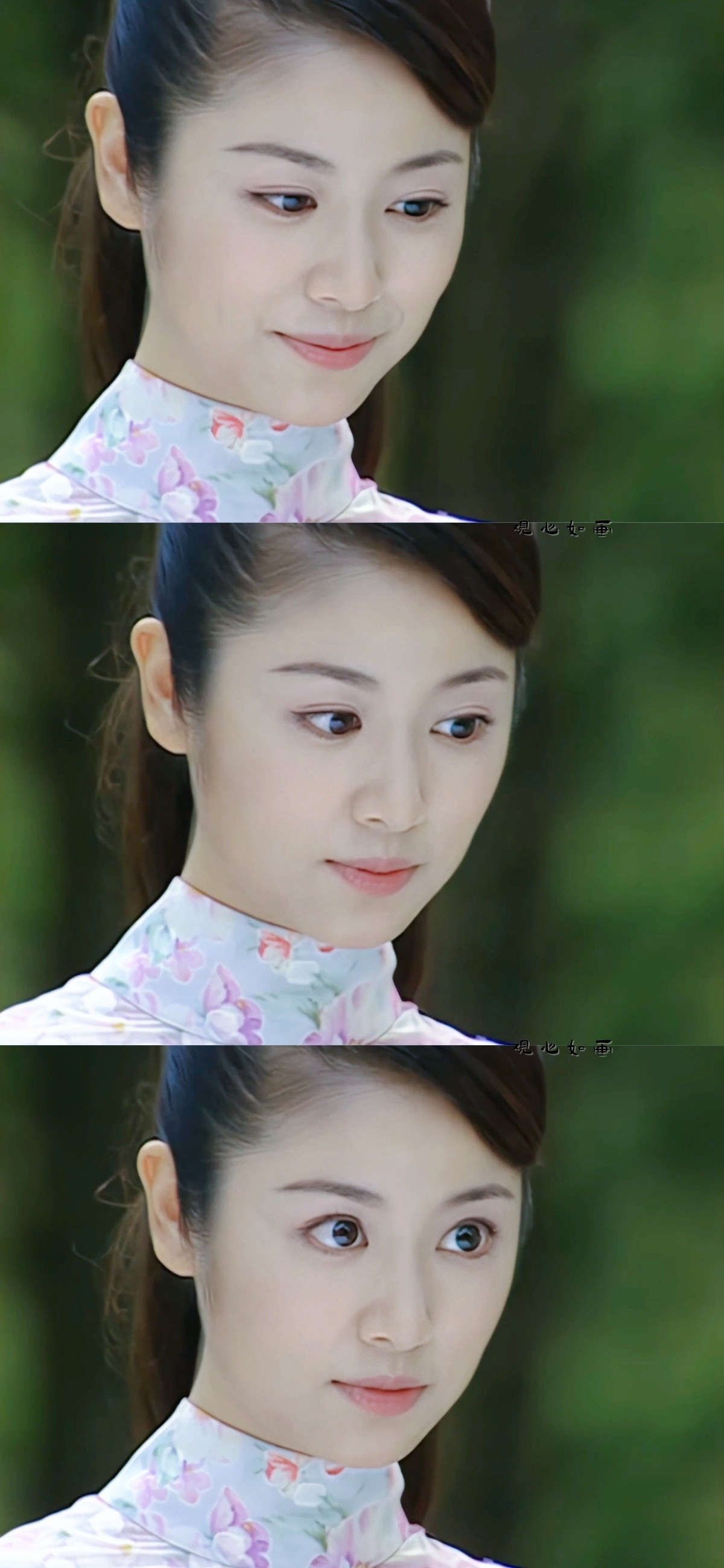 林心如情深深雨蒙蒙林心如饰演的陆如萍眉眼含柔，风姿绰约，静时温婉雅致，动时明媚