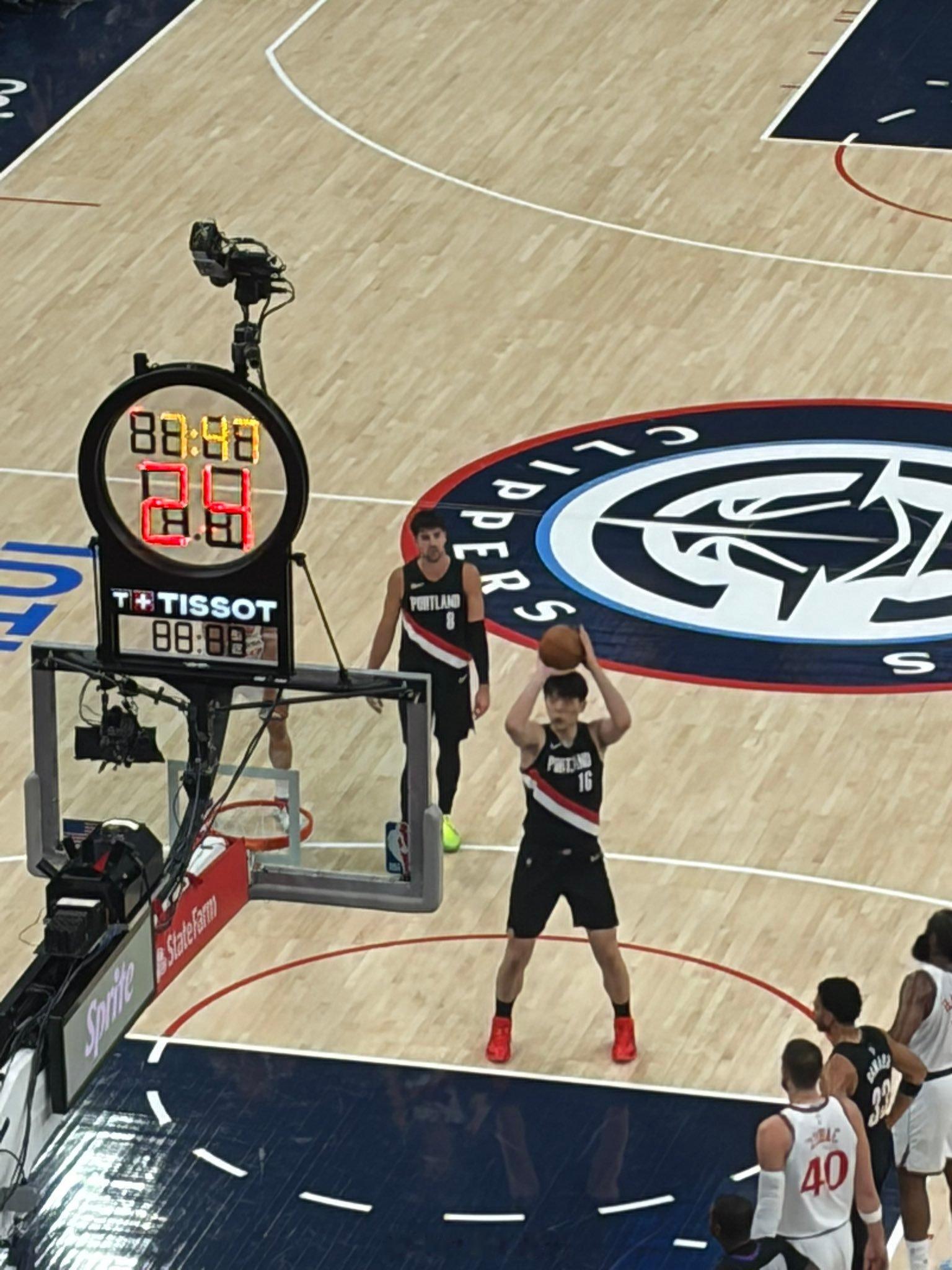 杨瀚森已经在NBA得到6分,追平孙悦,并列中国球员NBA得分榜第6名。中国球员N