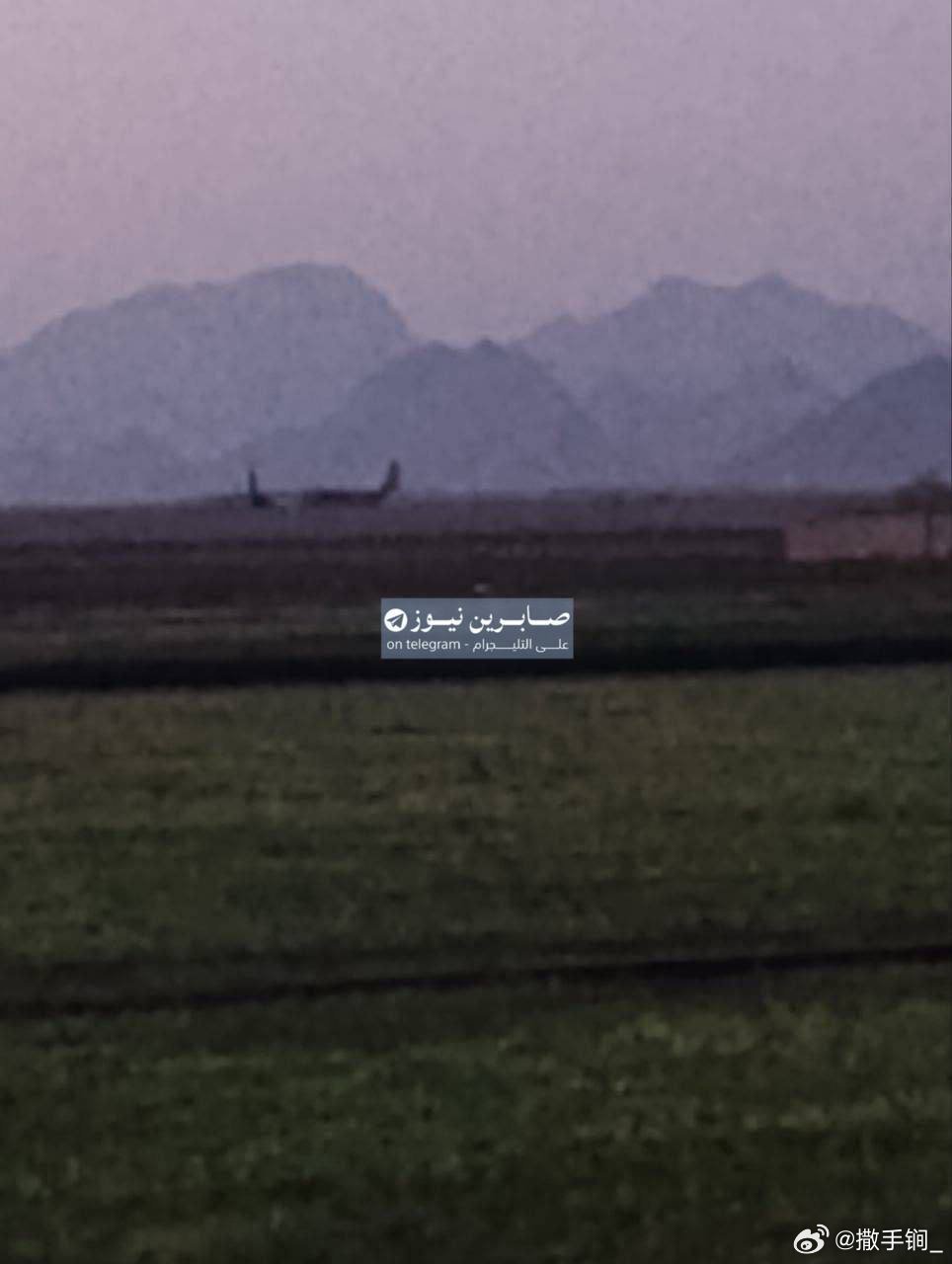 据说是美军营救行动中，被美军主动炸毁的两架MC-130飞机：细节有待进一步披露。