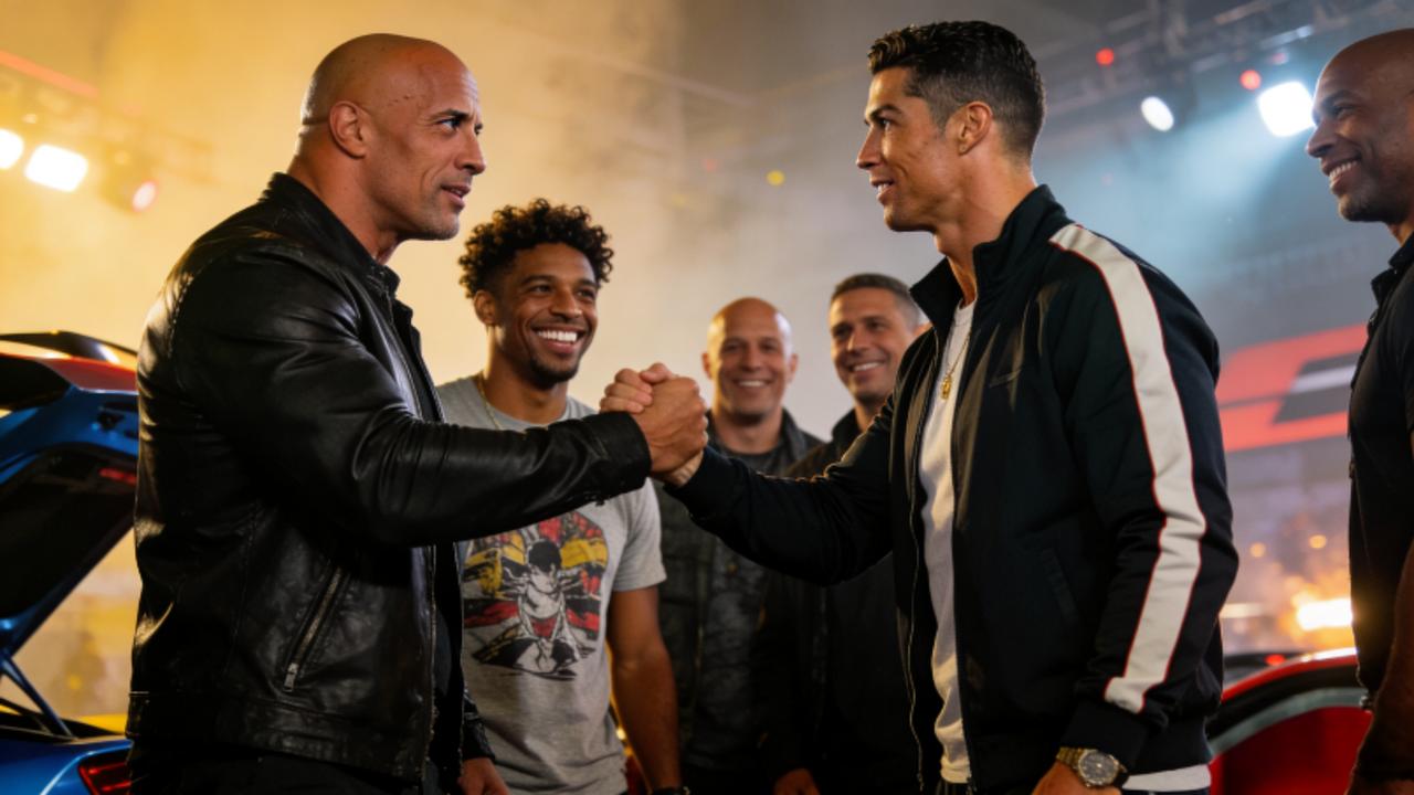 文体顶流梦幻联动！《速激》演员集体欢迎C罗加盟，终章2027年引爆全球20