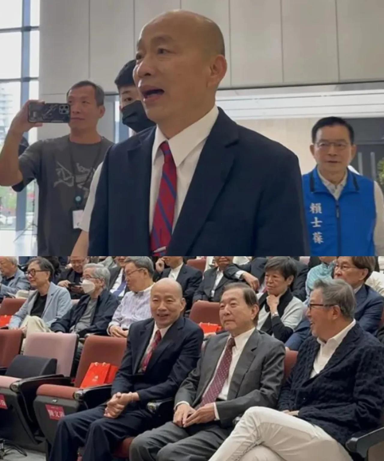 台湾省立法机构负责人韩国瑜今天下午出席前外务部门负责人胡志强《我是胡志强，今天来